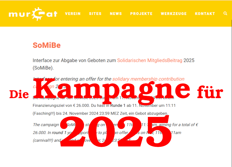 SoMiBe für 2025 - about to come...